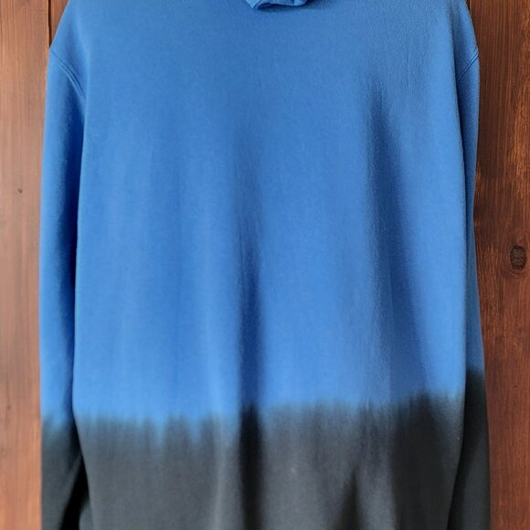 Mens Dragonball Z Blue/Black Son Goku Premium Logo Hoodie Sweatshirt Sz 2XL - Picture 9 of 12